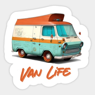 Van Life  /   Thrift Style Retro Design Sticker